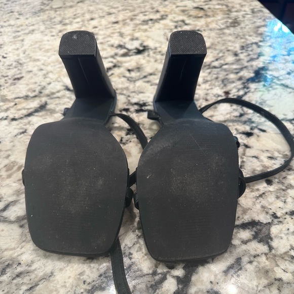 Streetwear Society Black Strappy heels - Picture 2 of 4